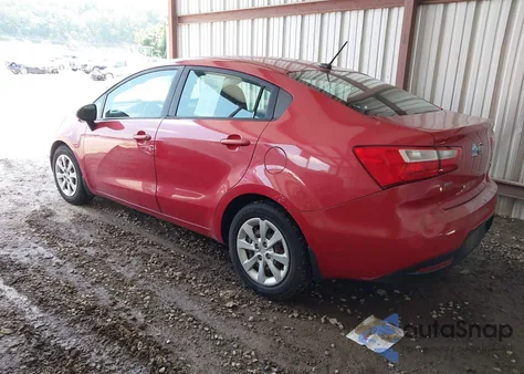 2012 Kia Rio Ex из США, поврежденный, VIN KNADN4A37C6063632